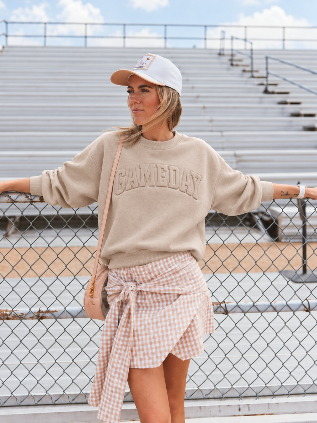 GAMEDAY EMBOSSED CREWNECK